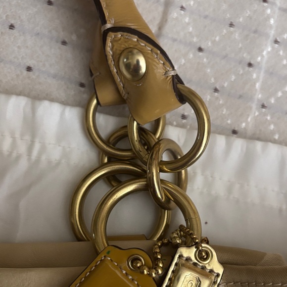 Coach Beige Signature Tote - Picture 5 of 16